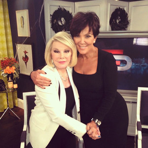 Kris Jenner, Joan Rivers, Twit Pic Kris Jenner, Joan Rivers, Twit Pic